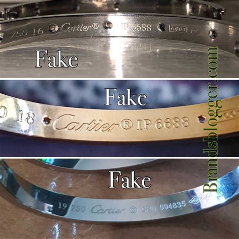 cartier bracelet fake|cartier love bracelet 750 20 re 1840.